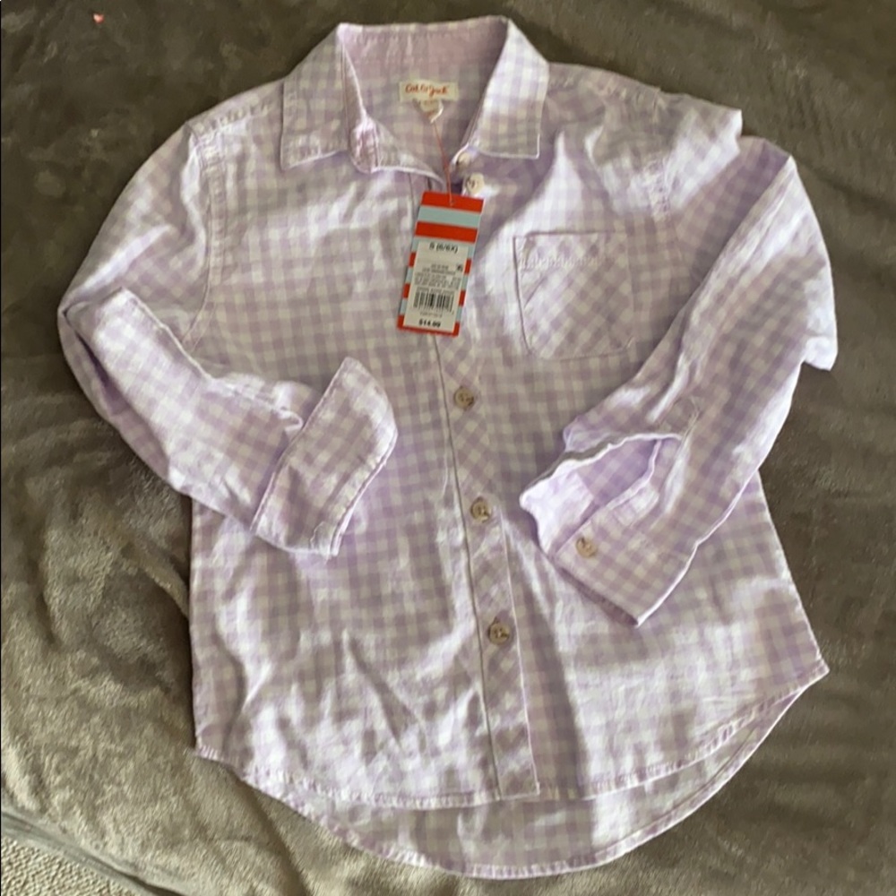 Cat jack little girl shirt